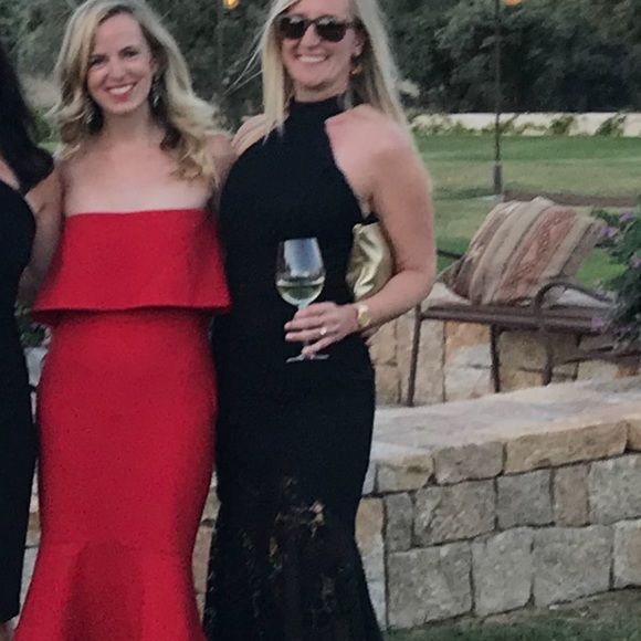 Jarlo Black Lace Dress EU size 8 US size 4 - Picture 2 of 7